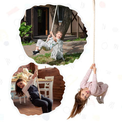 Wooden rope swing for kids (ONLINE ORDER ONLY)
