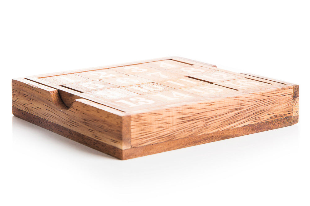 Wooden Magic Square Board - Fifteen Puzzle Game (Online Order Only)