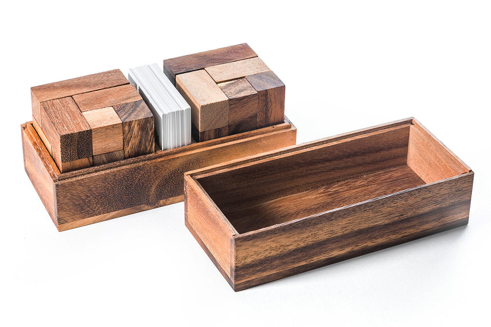 Soma Cube Puzzle - two sets with 50 challenge cards (Online Order Only)