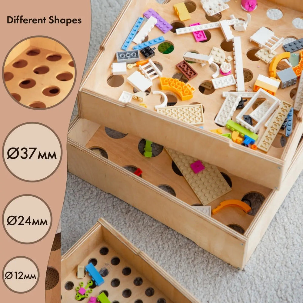 Wooden storage/sorter for constructor (ONLINE ORDER ONLY)