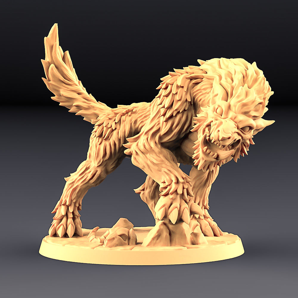 3D Printed Artisan Guild Vesdra on Gorefang (Worg) Orc Barbarians Set  28mm 32mm (Online Only)