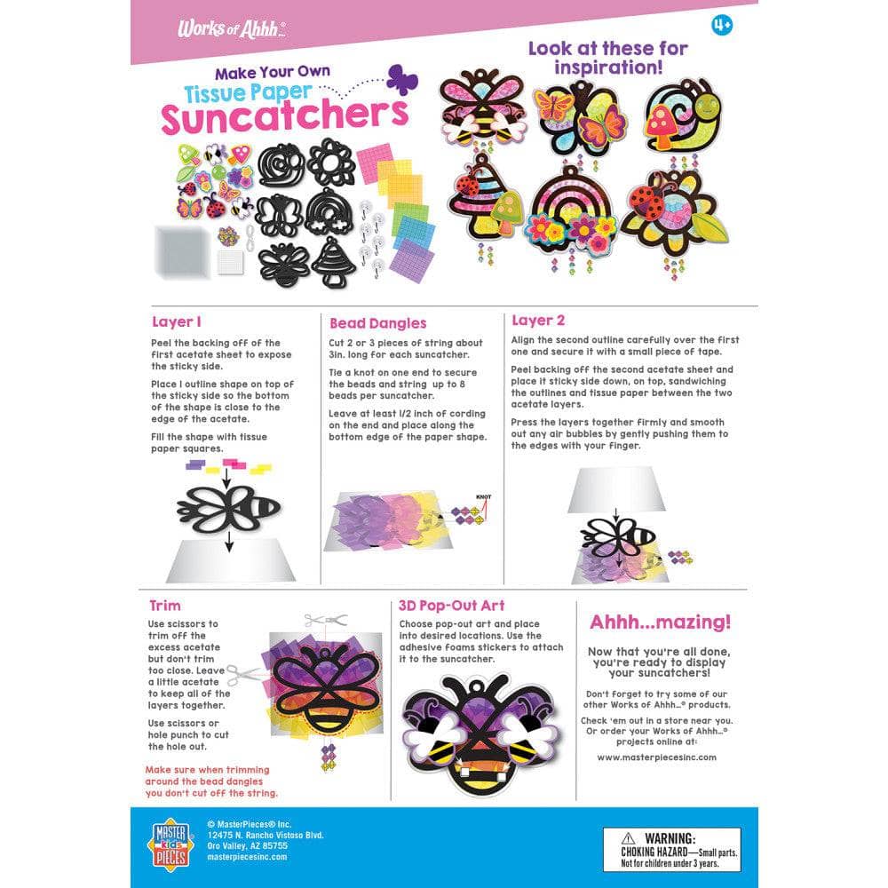 Tissue Paper Suncatchers Craft Kit (ONLINE ORDER ONLY)