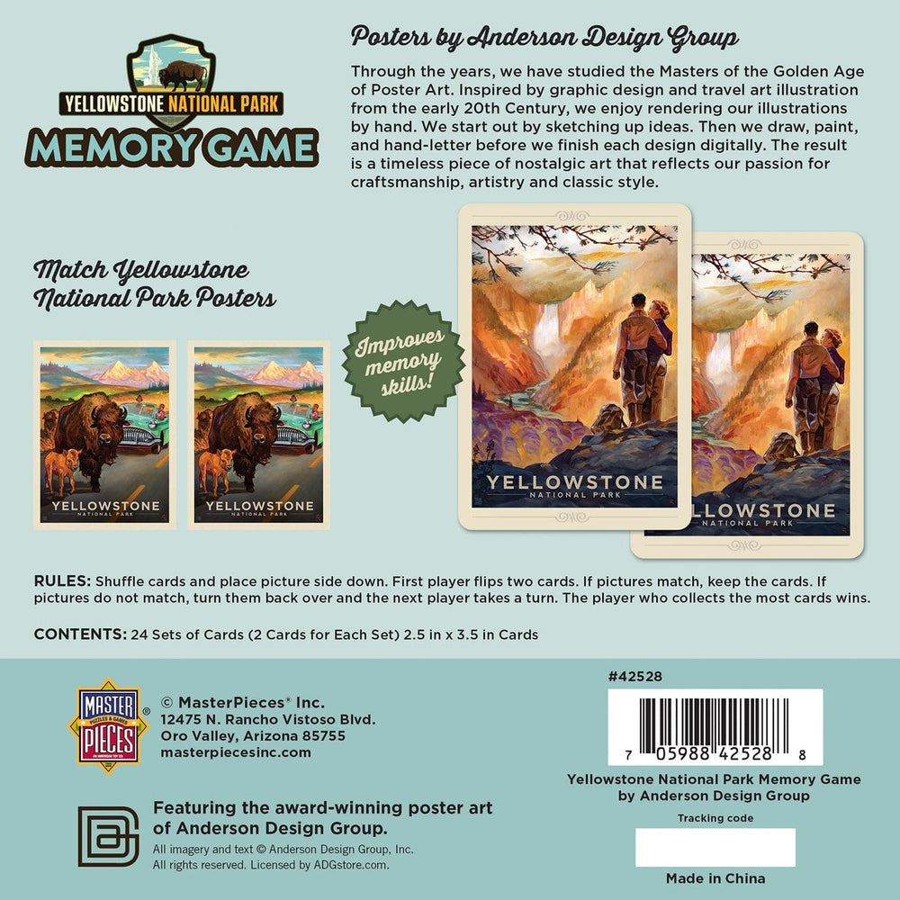Yellowstone National Park Memory Game (ONLINE ORDER ONLY)