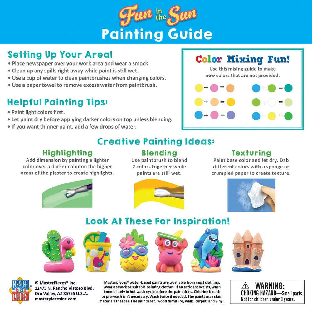 Fun in the Sun - Plaster Figurine Paint Set (ONLINE ORDER ONLY)