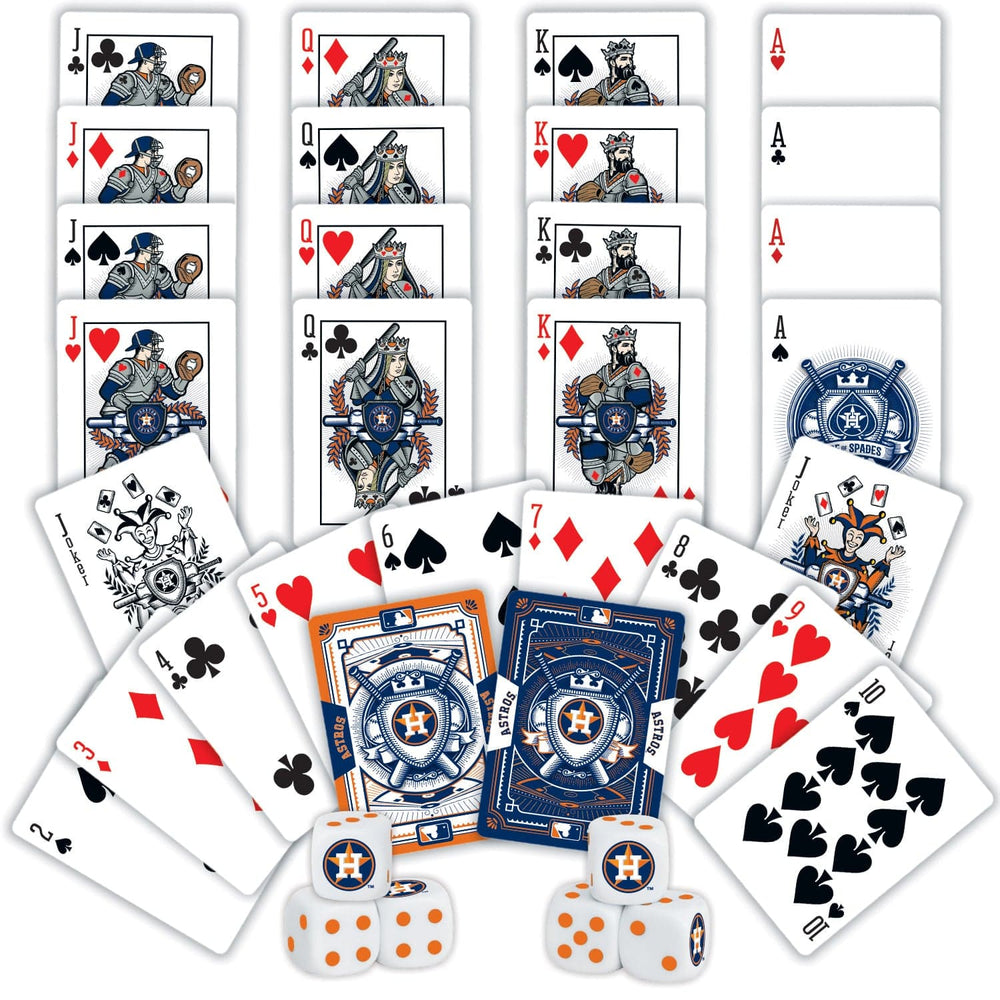 Houston Astros - 2-Pack Playing Cards & Dice Set (ONLINE ORDER ONLY)