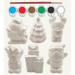 Christmas Time - Plaster Figurine Paint Set (ONLINE ORDER ONLY)
