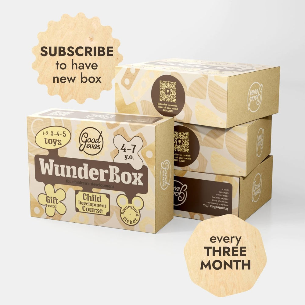 WunderBox 4-7 years old – developmental box for kids (ONLINE ORDER ONLY)