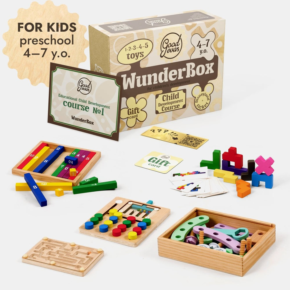 WunderBox 4-7 years old – developmental box for kids (ONLINE ORDER ONLY)