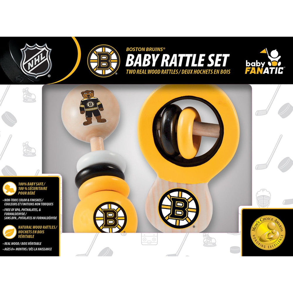 Boston Bruins - Baby Rattles 2-Pack (ONLINE ORDER ONLY)