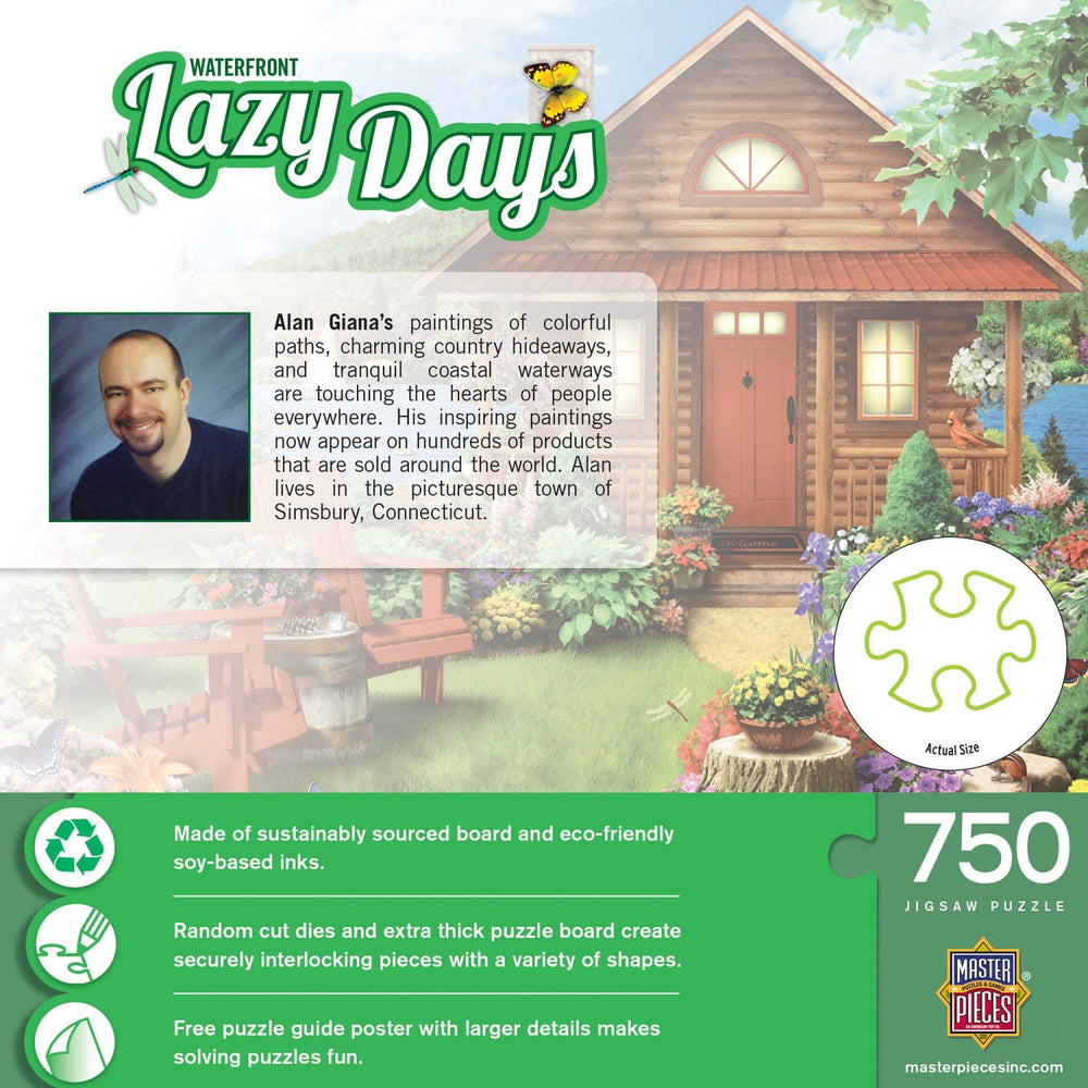Lazy Days - Waterfront 750 Piece Jigsaw Puzzle (ONLINE ORDER ONLY)