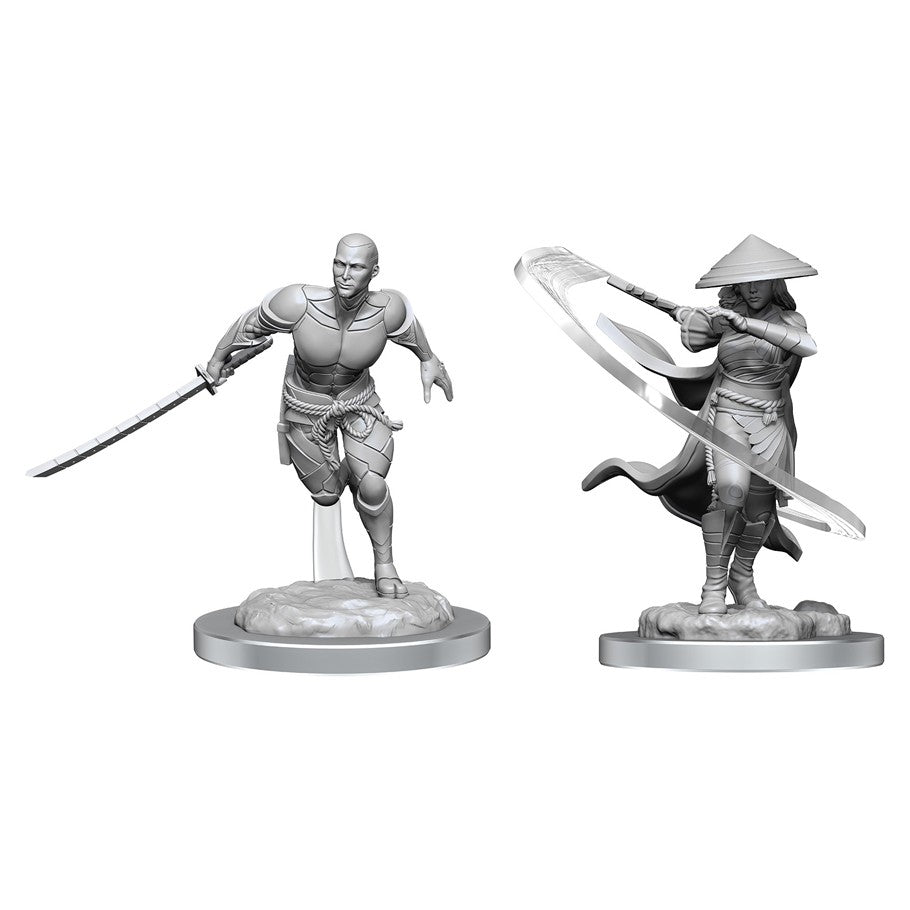 Magic: the Gathering - Unpainted Miniatures - Kaito Shizuki & The Wanderer (ONLINE ORDER ONLY)