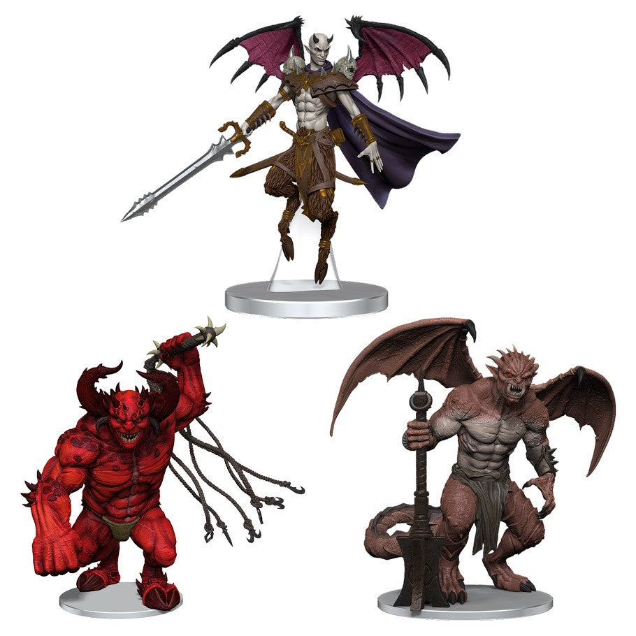 D&D: Icons of the Realms - Archdevils - Hutijin, Moloch, Titivilus (ONLINE ORDER ONLY)