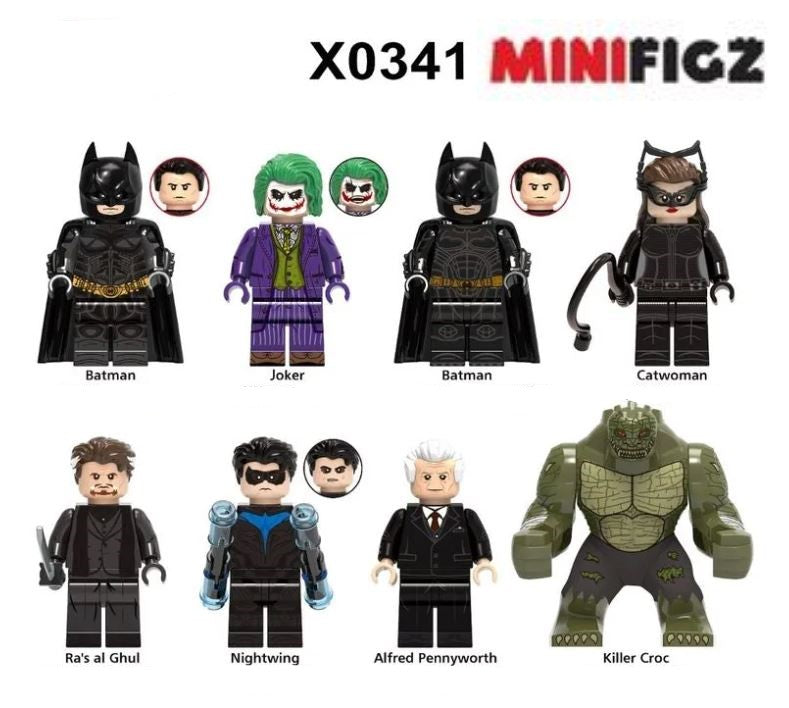 Batman set of 8 (Online Only)