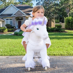 Model X Ride on Unicorn for Age 3-4 Purple (ONLINE ORDER ONLY)