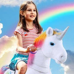 Model X Ride on Rainbow Unicorn for Age 4-7 (ONLINE ORDER ONLY)