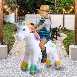 Model X Ride on Rainbow Unicorn for Age 4-7 (ONLINE ORDER ONLY)