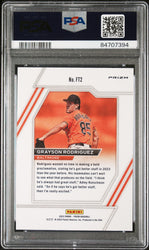 2023 PANINI PRIZM FUTURE TOOLS GRAYSON RODRIGUEZ FUTURE TOOLS-SILVER PRIZM #FT2 - PSA 10 ROOKIE CARD (Online Order Only)