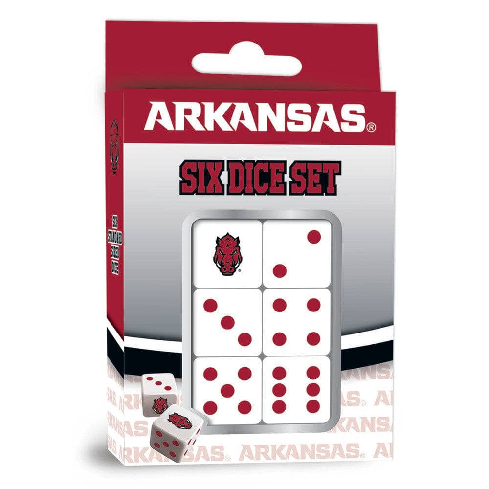 Arkansas Razorbacks Dice Set (ONLINE ORDER ONLY)