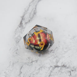 Xanathar's Eye |  7 Piece Moving Eye DnD Dice Set | Acrylic RPG Gaming Dice (ONLINE ORDER ONLY)