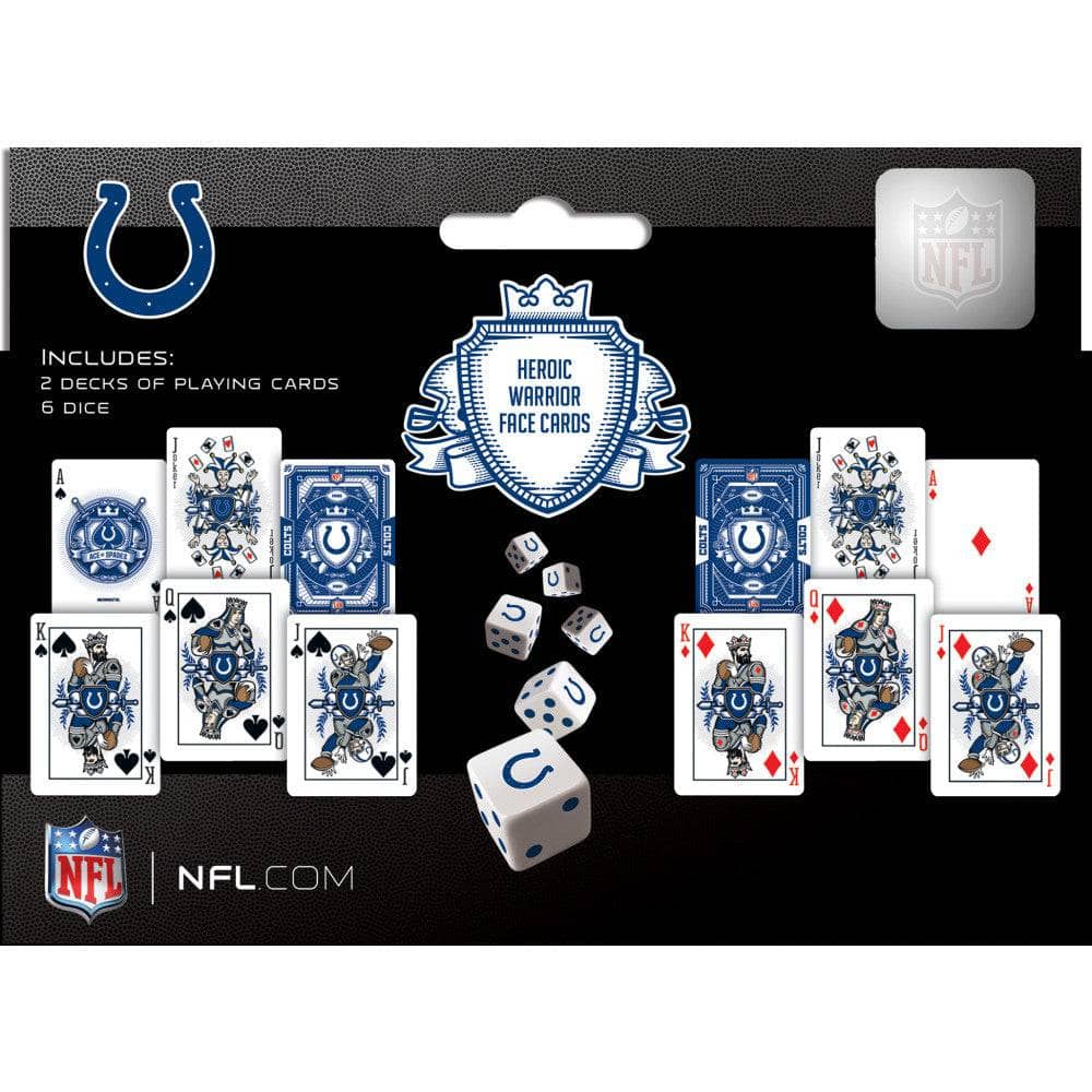 Indianapolis Colts - 2-Pack Playing Cards & Dice Set (ONLINE ORDER ONLY)