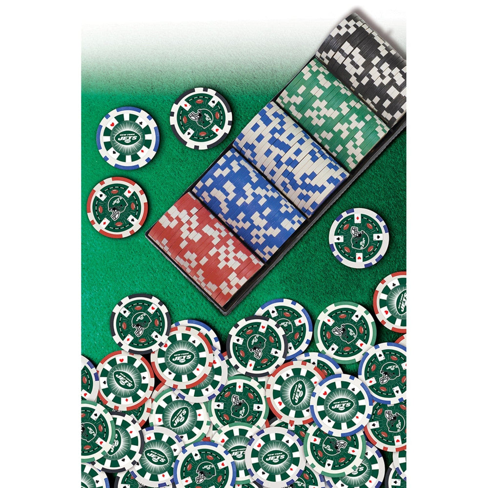 New York Jets 100 Piece Poker Chips (ONLINE ORDER ONLY)