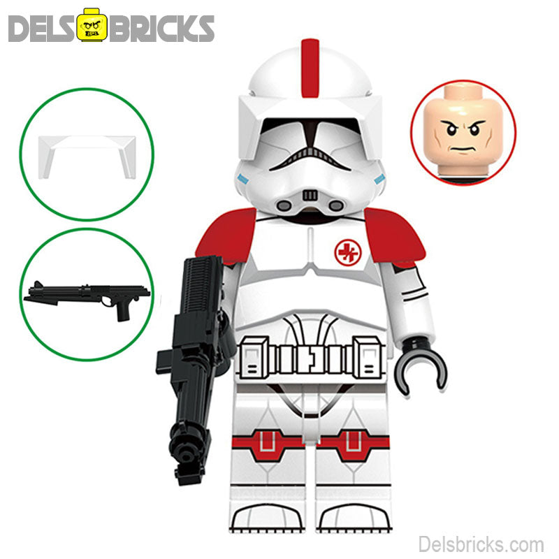 Clone Trooper Medic Star Wars Lego Minifigures Custom Toys (ONLINE ORDER ONLY)