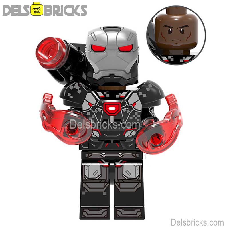 War Machine Black& Red Suit Lego Marvel Custom Minifigures (ONLINE ORDER ONLY)