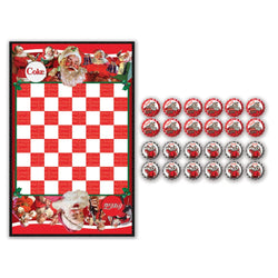 Coca-Cola Holiday Checkers Board Game