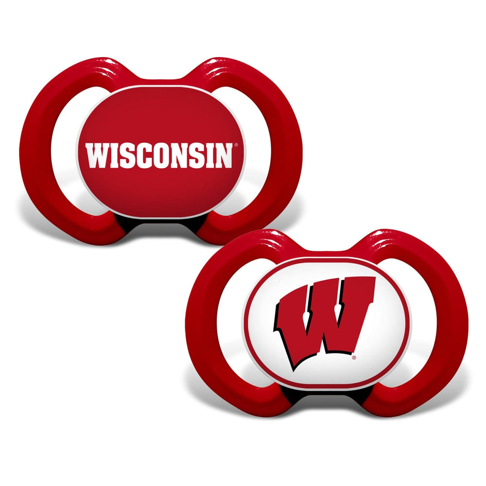 Wisconsin Badgers - Pacifier 2-Pack (ONLINE ORDER ONLY)