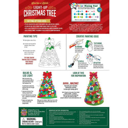 Light-Up Christmas Tree - 10" Plaster Paint Kit (ONLINE ORDER ONLY)