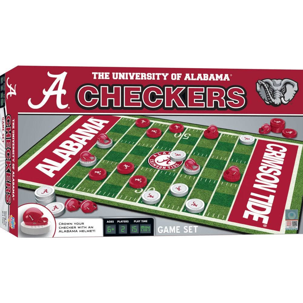 Alabama Crimson Tide Checkers Board Game (ONLINE ORDER ONLY)
