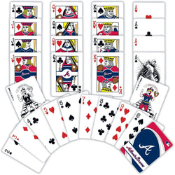 Atlanta Braves Playing Cards - 54 Card Deck (ONLINE ORDER ONLY)