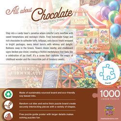 All About Chocolate - Chocolate Stand 1000 Piece Jigsaw Puzzle (ONLINE ORDER ONLY)
