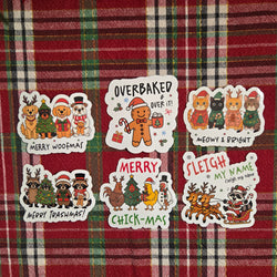 Cute Christmas Stickers (ONLINE ORDER ONLY)