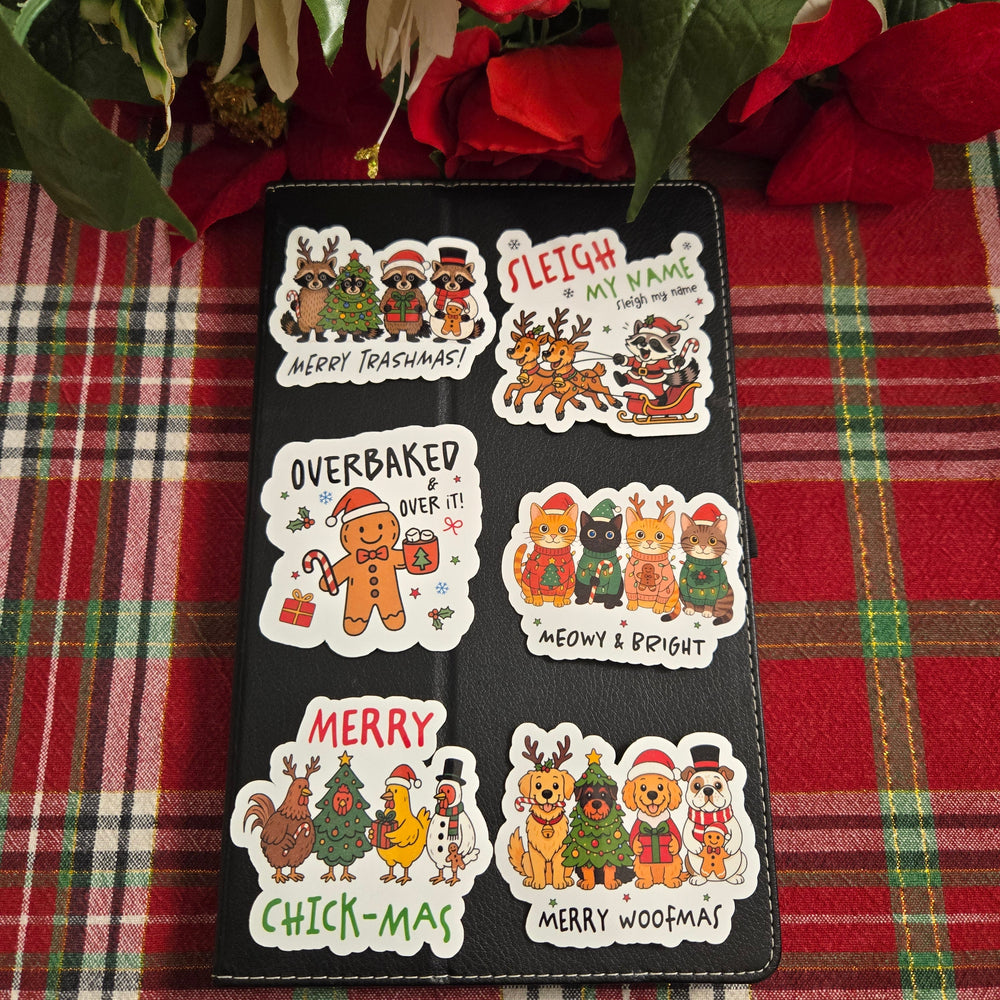 Cute Christmas Stickers (ONLINE ORDER ONLY)