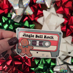 Vintage Christmas Music Cassette Stickers (ONLINE ORDER ONLY)
