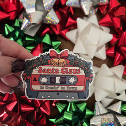 Vintage Christmas Music Cassette Stickers (ONLINE ORDER ONLY)