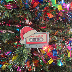 Vintage Christmas Music Cassette Stickers (ONLINE ORDER ONLY)