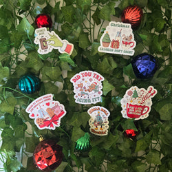 Fun Christmas Quote Stickers (ONLINE ORDER ONLY)