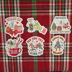 Fun Christmas Quote Stickers (ONLINE ORDER ONLY)