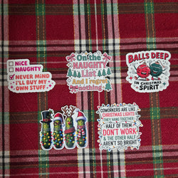 Cheeky Funny Christmas Stickers (ONLINE ORDER ONLY)