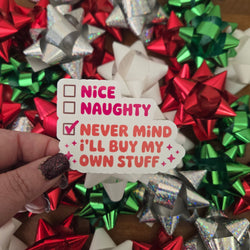 Cheeky Funny Christmas Stickers (ONLINE ORDER ONLY)