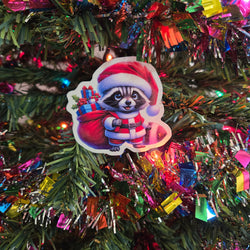 Festive Racoon Christmas Stickers (ONLINE ORDER ONLY)
