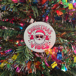 Round Cheeky Christmas Stickers (ONLINE ORDER ONLY)