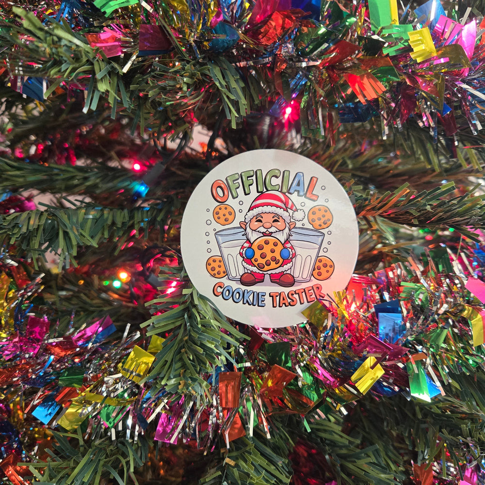 Round Cheeky Christmas Stickers (ONLINE ORDER ONLY)