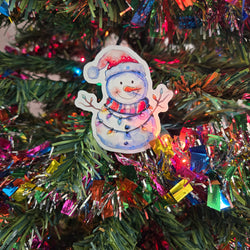 Snowman Christmas Stickers (ONLINE ORDER ONLY)
