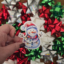 Snowman Christmas Stickers (ONLINE ORDER ONLY)