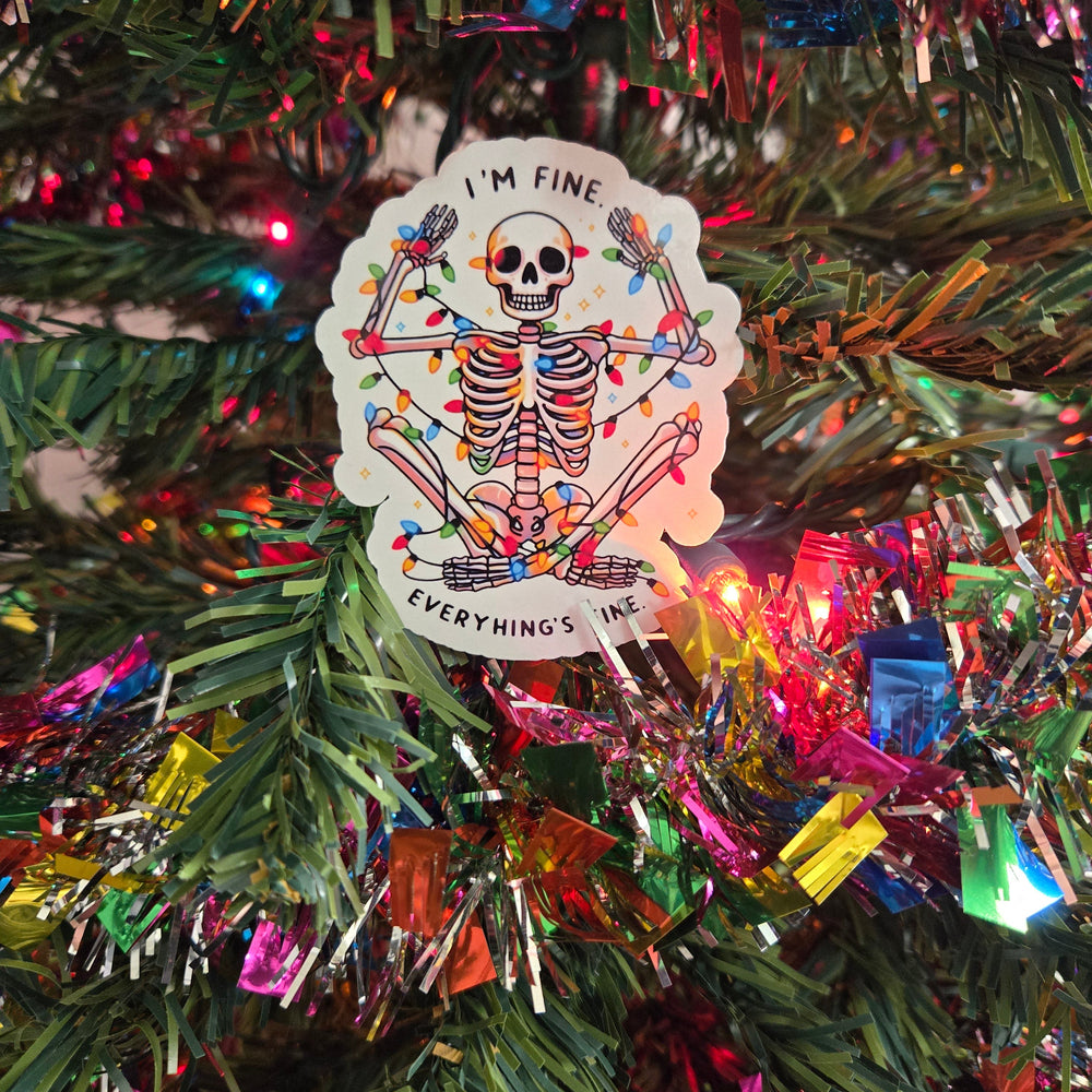 Cool Christmas Spooky Stickers (ONLINE ORDER ONLY)