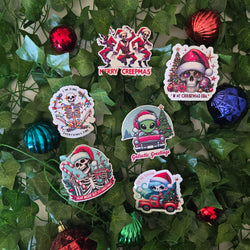 Cool Christmas Spooky Stickers (ONLINE ORDER ONLY)