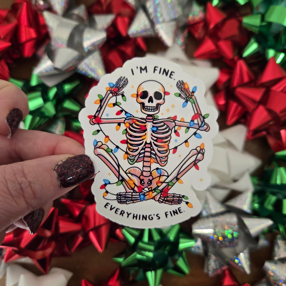 Cool Christmas Spooky Stickers (ONLINE ORDER ONLY)